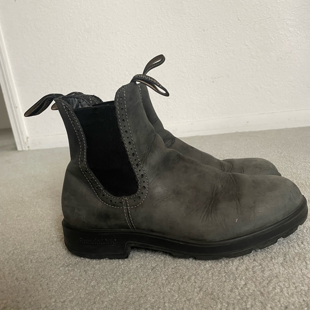 Blundstone Original High Top Boots - Rustic Black, Size 9.5 Womens
